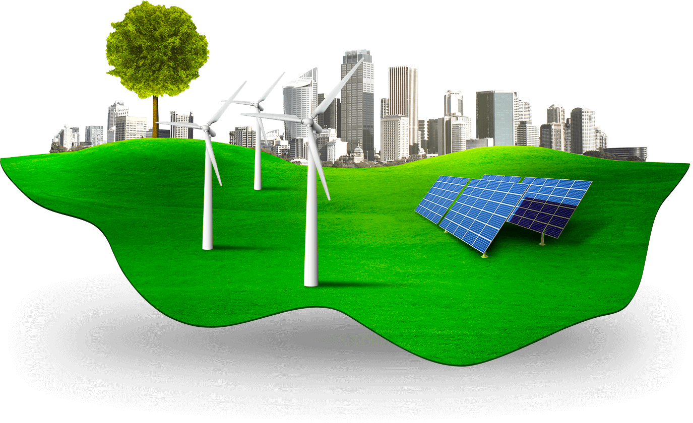 green energy visualization